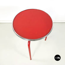 Load image into Gallery viewer, Coffee table in red metal, 1980s
