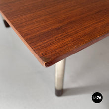 画像をギャラリービューアに読み込む, Coffe table in wood and metal, 1960s
