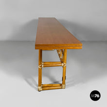 Load image into Gallery viewer, Dining table or console by Lyda Levi for McGuire Company, 1970s
