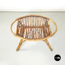 Load image into Gallery viewer, Garden coffee table in rattan, 1960s

