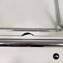 Load image into Gallery viewer, Coffee table in glass and chromed steel, 1970s
