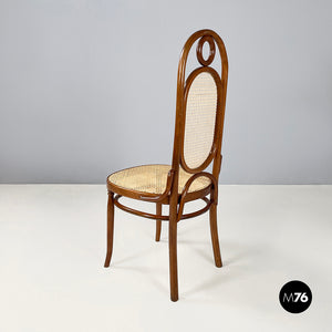 Chair in straw and wood, 1900-1950s