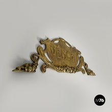 Carica l'immagine nel visualizzatore di Gallery, Venchi brass sign, 1940s
