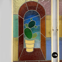 Charger l'image dans la galerie, Cactus stained-glass windows, 1910s
