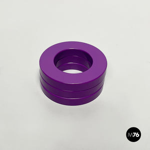 Purple rings for the perpetual wall calendar by Ring A Date, 2020s