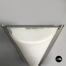 Charger l'image dans la galerie, Wall lamps in opaline glass, 1980s

