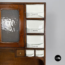 将图片加载到图库查看器，Sideboard in wood, marble and ceramic, 1930s
