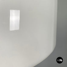 Carica l&#39;immagine nel visualizzatore di Gallery, Floor lamp in burnished metal and white plexiglass, 1970s

