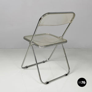 Chairs Plia by Giancarlo Piretti for Anonima Castelli, 1970s