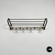 Carica l&#39;immagine nel visualizzatore di Gallery, Metal wall coat rack, 1930s
