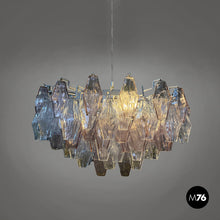 画像をギャラリービューアに読み込む, Chandelier Poliedri by Carlo Scarpa for Venini, 1960s
