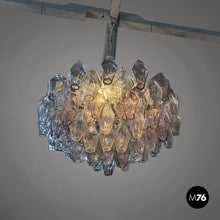 Charger l'image dans la galerie, Chandelier Poliedri by Carlo Scarpa for Venini, 1960s
