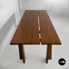 Carica l'immagine nel visualizzatore di Gallery, Extendable wooden dining table, 1970s
