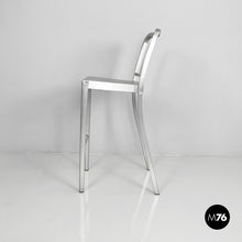 Carica l&#39;immagine nel visualizzatore di Gallery, Stool in aluminum Hudson by Philippe Starck for Emeco, 2000s
