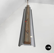 Carica l&#39;immagine nel visualizzatore di Gallery, Metal chandelier with chain, 1940s
