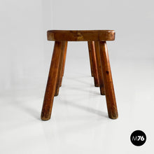 Charger l&#39;image dans la galerie, Wooden stools, 1970s

