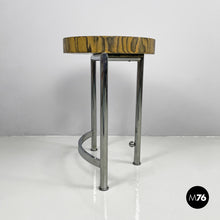 Load image into Gallery viewer, Wooden and metal coffee table, 1970s
