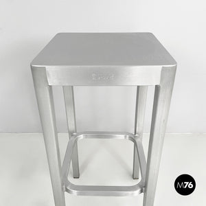 Stool in aluminum by Philippe Starck for Emeco, 2000s
