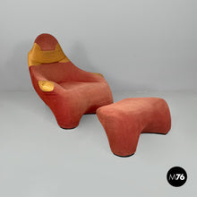 Carica l'immagine nel visualizzatore di Gallery, Armchair with ottoman Hal by Marc Sadler for Cassina, 1990s
