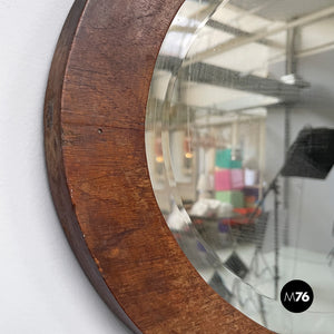 Wooden wall mirror, 1940s