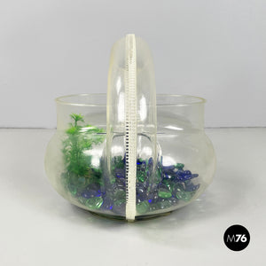 Ornamental table fish tank Aqua-Loop by Mt. Parnell Fisheries and Nosco Plastic, 1950s