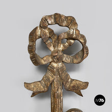 Load image into Gallery viewer, Wall lamps in gilded wood, 1800s
