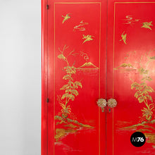 Load image into Gallery viewer, Wooden wardrobe with Murano glass handles, 1930s
