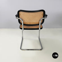 画像をギャラリービューアに読み込む, Chair with armrests Cesca by Marcel Breuer for Gavina, 1960s
