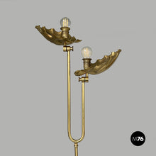 Charger l'image dans la galerie, Brass floor lamp, 1970s
