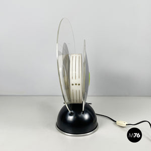 Table lamp in plastic and metal, 1970s