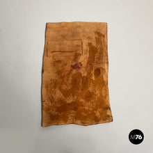 画像をギャラリービューアに読み込む, Leather sheet with hand drawing, 1950-1990s
