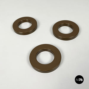 Dark brown rings for the perpetual wall calendar by Ring A Date, 2020s