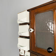 将图片加载到图库查看器，Sideboard in wood, marble and ceramic, 1930s
