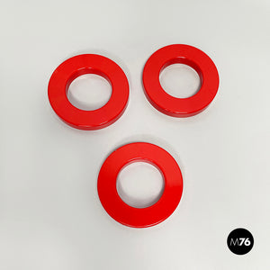 Red rings for the perpetual wall calendar by Ring A Date, 2020s