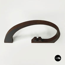 Carica l&#39;immagine nel visualizzatore di Gallery, Dark brown iron sculpture by Edmondo Cirillo, 1970s

