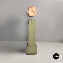 Carica l'immagine nel visualizzatore di Gallery, Head sculpture in terracotta, 1980s
