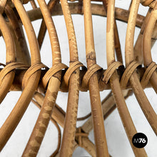 Carica l'immagine nel visualizzatore di Gallery, Stool in rattan, 1960s
