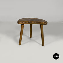 画像をギャラリービューアに読み込む, Table stool in wood, 1950s
