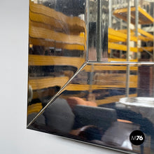 Charger l'image dans la galerie, Wall mirror in chrome metal, 1970s
