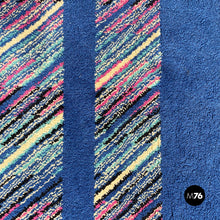 Load image into Gallery viewer, Blue wool carpet by Missoni, 1990s
