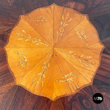 Carica l'immagine nel visualizzatore di Gallery, Inlaid wooden dining table, mid-1800s
