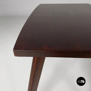 Coffe table in dark wood, 1960s
