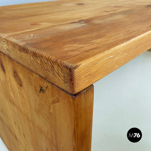 Console table in wood, 1970s