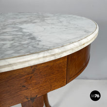 Carica l'immagine nel visualizzatore di Gallery, Dining table in wood and marble, 1930s
