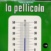 画像をギャラリービューアに読み込む, Wall thermometer Perutz in metal, 1950s
