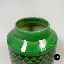 Carica l'immagine nel visualizzatore di Gallery, Green ceramic vase, 1960s
