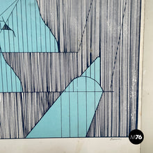 Load image into Gallery viewer, Abstract painting on paper, 1980s
