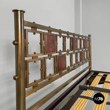 将图片加载到图库查看器，Double bed by Osvaldo Borsani and Arnaldo Pomodoro for Atelier Borsani Varedo, 1950s
