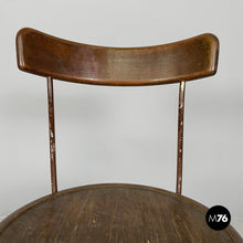 Load image into Gallery viewer, Chair in wood and metal, 1940s
