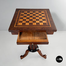 Load image into Gallery viewer, Wooden chessboard table, 1930s
